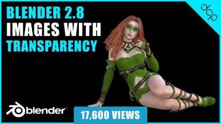 Blender Tutorial Images with transparency - Blender 2.8 Eevee