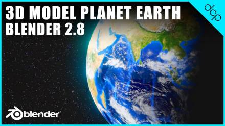3D Model Planet Earth - Part 1 - Blender 2.8