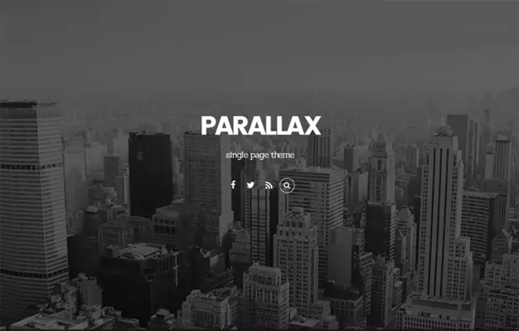 Parallax Theme