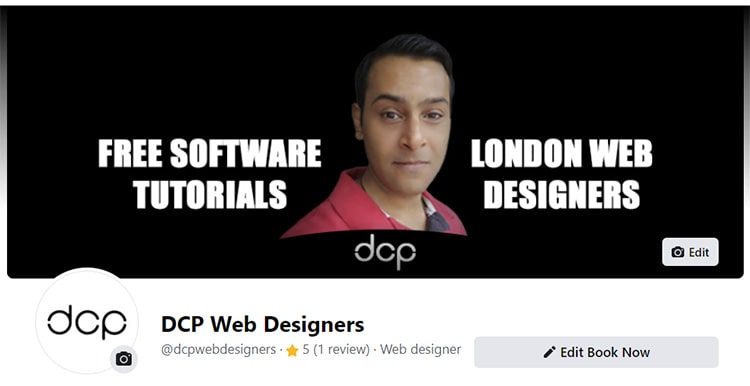 Example Facebook Cover Photo Desktop Web Browser