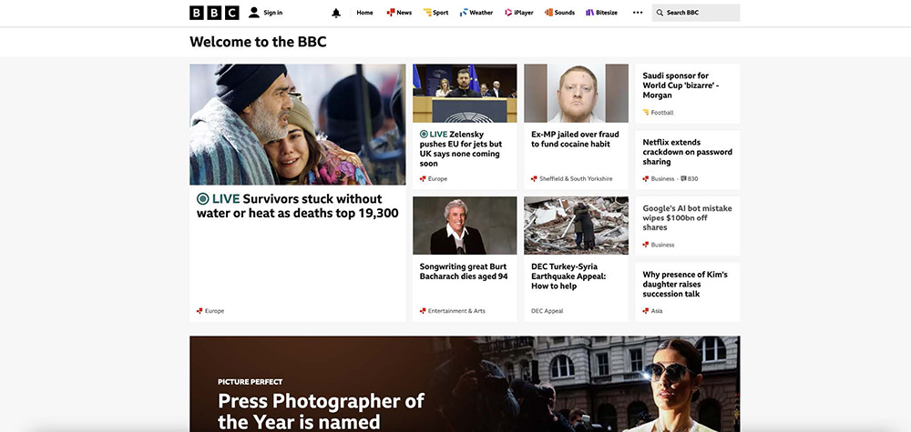 BBC website 