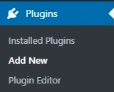 wordpress plugins tab