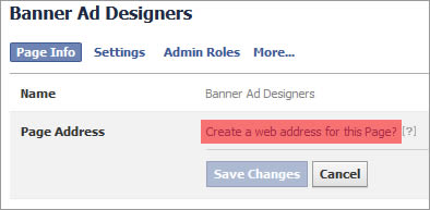 facebook create user name 3