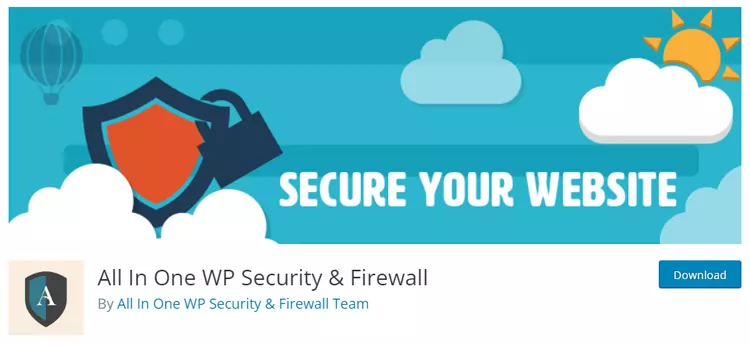 All In One WP Security & Firewall Plugin