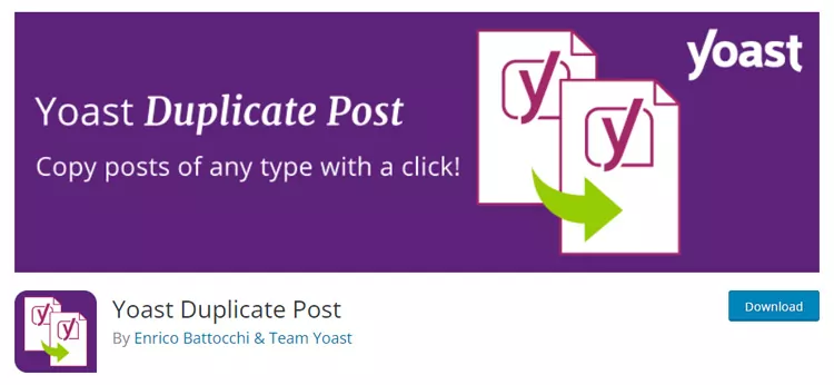 Yoast Duplicate Post WordPress Plugin