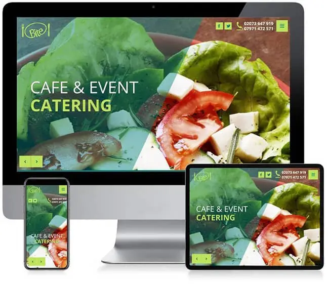 Cafe Bite Business Website Design